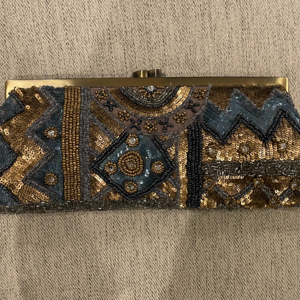 Santi sequined clutch